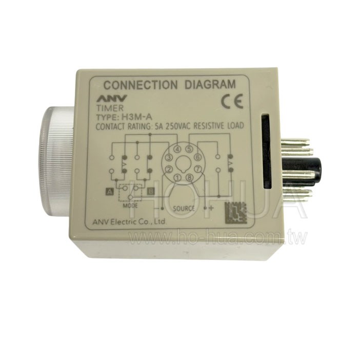 ANV士研 計時器 H3M-A 12VDC 1S-10M ( 限時繼電器 )