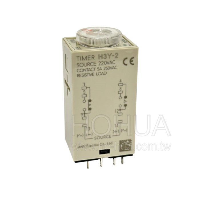 ANV士研 迷你限時繼電器 H3Y-2 220VAC 60S