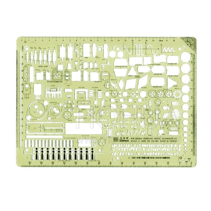 乙.丙級檢定用圖規 YJE-2001 電子萬用圖規板