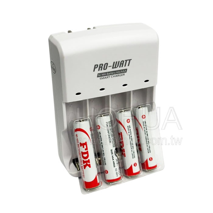 PRO-WATT 低自放電鎳氫電池充電器 PW-1236UT-75