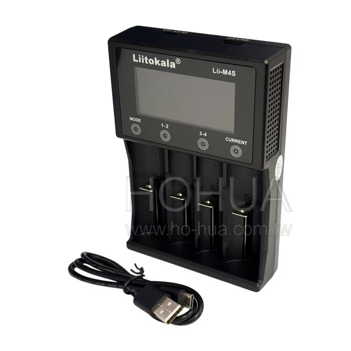 LiitoKala USB智能觸控電池充電器+檢測器 Lii-M4S