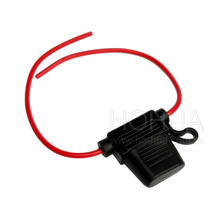插片保險絲座 中型 10A 18AWG ( G6816E )