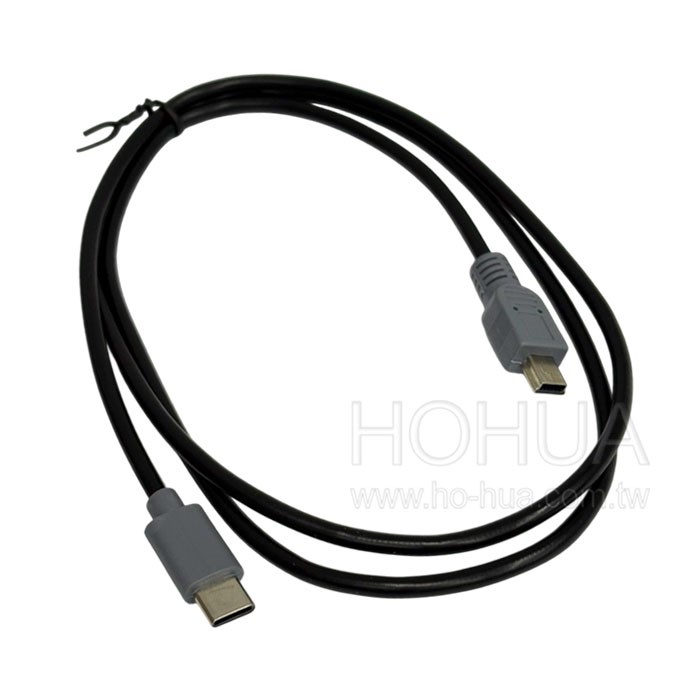 TYPE-C 公 to Mini 5P 轉接線 1米 TC195