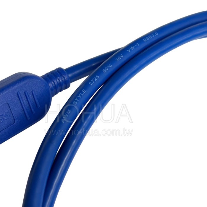 USB3.0 A公-A母 高速傳輸延長線 1M