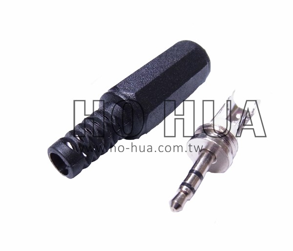 2.5立體頭附尾黑/1pcs  ( G6568/BK 1pcs D1059A )