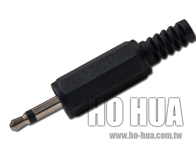 3.5單音頭附尾黑/1pcs  ( D1053 G6558/BK/1pcs )