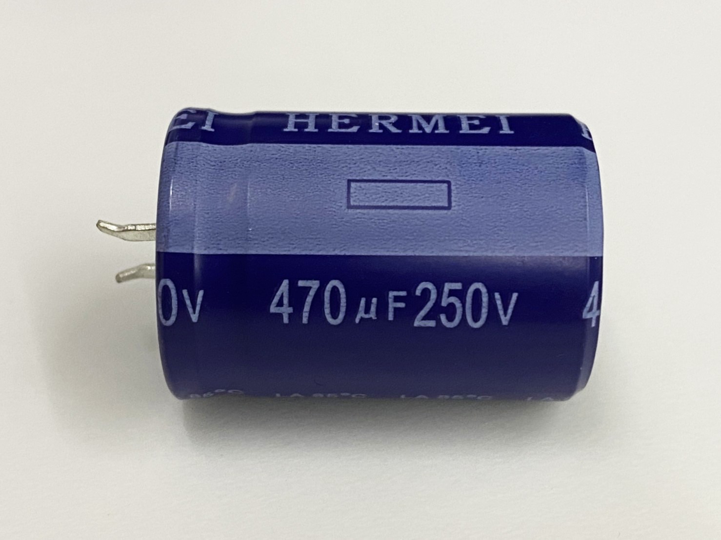 電解電容470uF250V 1pcs ( EC470uF250V 25x35牛角型/85℃ )