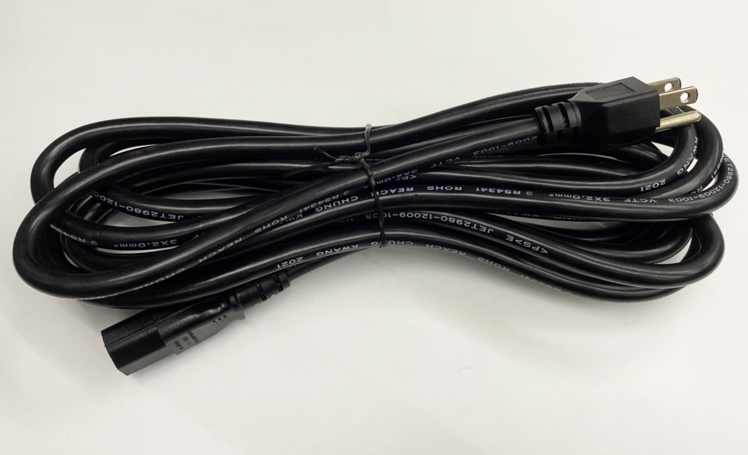 (2.0mm) 3P公3P母 電源線 15尺 ( 4.5M ) ( 636-14AWG-15 )