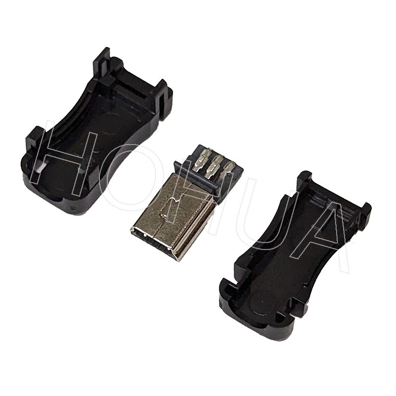 MINI 5Pin 三件式焊線 接頭 (UA-141)