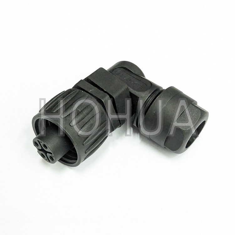 IP67防水母頭90∘ 4P 焊線接點 16A400V