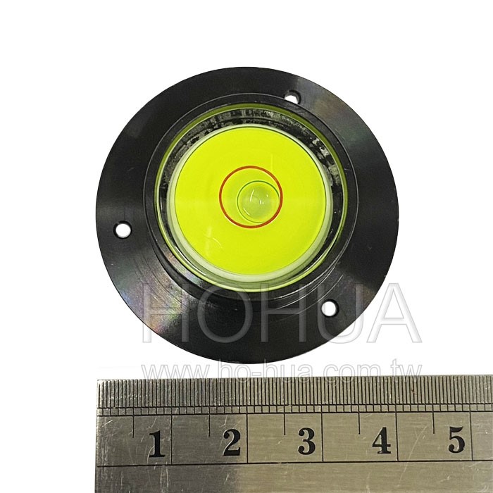 EBISU 日製丸型水平器-鋁座 42x11.5mm ( R25T )