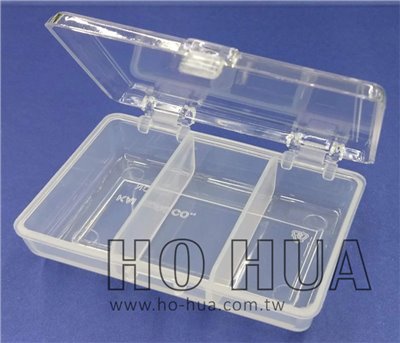  晶漾收納盒.3格 75x50x22mm K-925