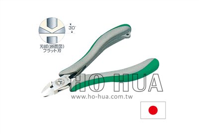 TSUNODA 牛頭日製雙色柄塑膠斜口鉗 120mm PROSTAFF-TM-02