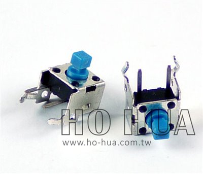 6*6*7.3-側式開關 2P+2  2pcs  ( KLT1105VGR ) 觸摸開關