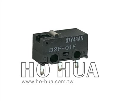OMROM 日製迷你微動開關0.1A  ( D2F-01F )