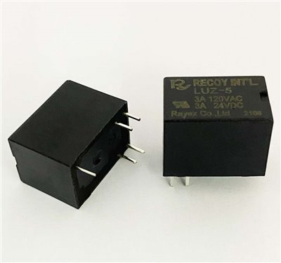 LUZ-5 "1組接點"繼電器 ( LUZ-5/DC5V 3A )