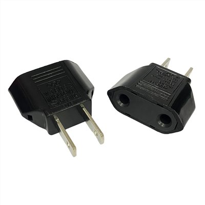 110公-220AC母 轉接插頭 黑色 ( G4289A 商檢品 )