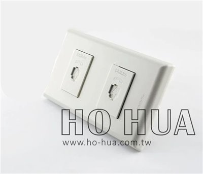 電話雙插座(6P4C) ( R2-4200 )
