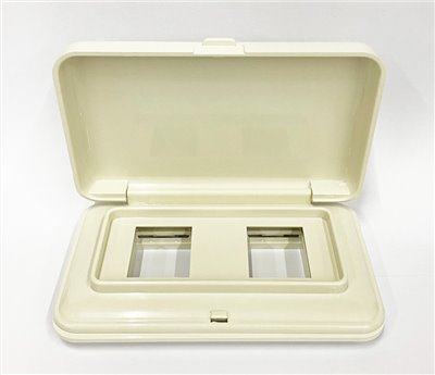 防塵插座蓋板 上掀 -2孔 ( D2 )