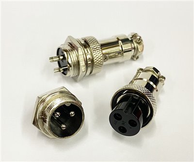 3P金屬接頭 長母 短公 ( D1213-3/D1214-3 )