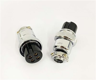 PLT 19Ø 4P長母頭/金屬接頭 ( PLT-194-P )