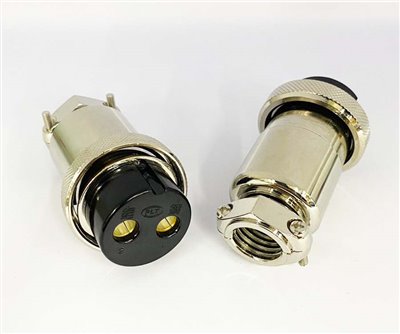 PLT 32Ø 2P長母頭/金屬接頭 ( PLT-322PF )