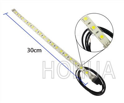 18白光5050白底條燈-12VDC ( 18W/W5050-30CM-12VDC )
