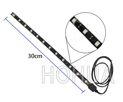 12紅光5050條燈-24VDC ( 12R/B5050-30CM-24VDC )
