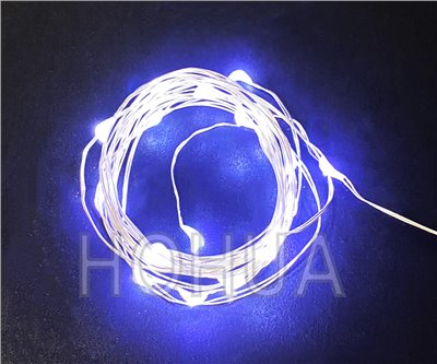 LED白光銅線閃爍燈 2米(4.5V) ( LED-20W-2M-4.5V ) A0901W