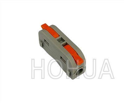 按壓式一進一出快速接頭(彩色)  GP-1-1 (32A250V)