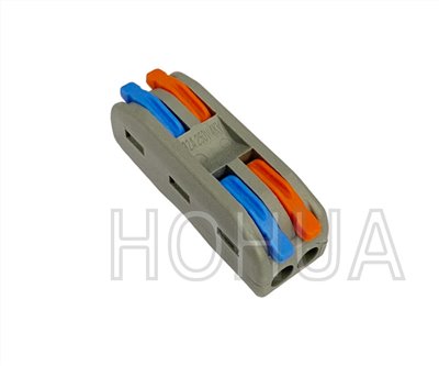 按壓式二進二出快速接頭(彩色)  GP-2-2 (32A250V) PCT-2-2