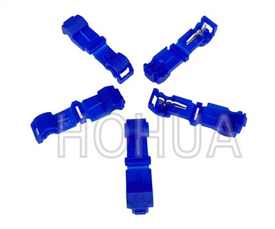 中接端子/藍色 100pcs ( 18-14AWG )