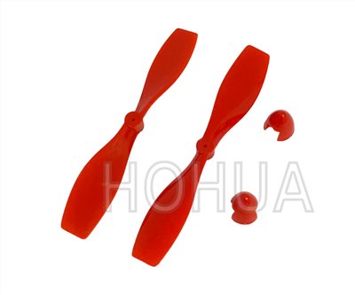 塑膠正反螺旋槳 紅 ( 1071A-R  )