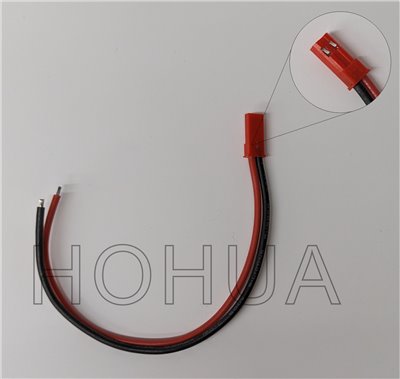 JST 矽膠公母電源線 15cm (E1108)
