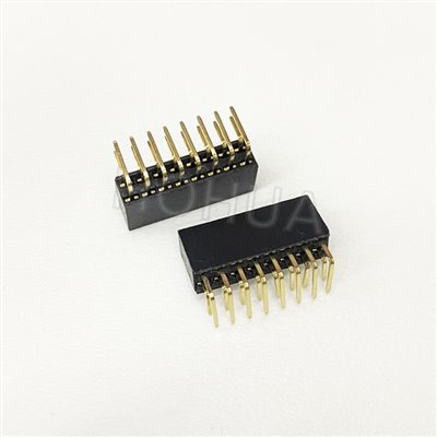 排母 2*08 雙排 90° ( D21-16P/2pcs )