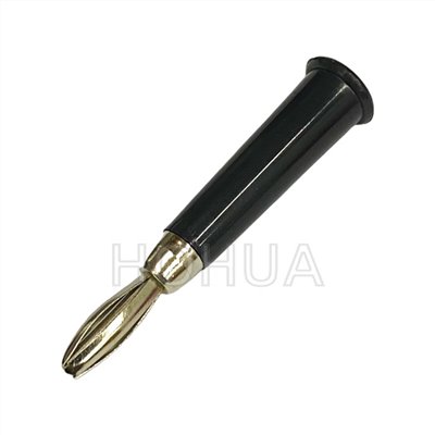 1006鍍鎳香蕉頭 黑色 ( D1006-BK ) 2pcs
