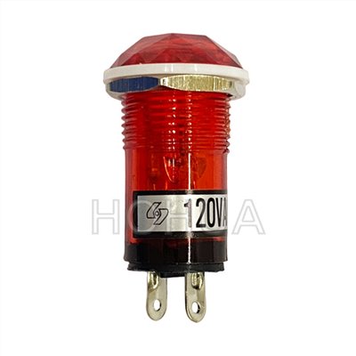 15mm 大鑽石 紅殼霓虹燈 110AC ( G3207A D8028A-R )