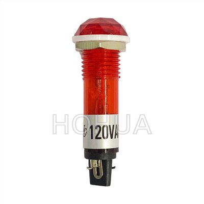 10mm 小鑽石 紅殼霓虹燈 110AC ( D8012A-R G3215A )