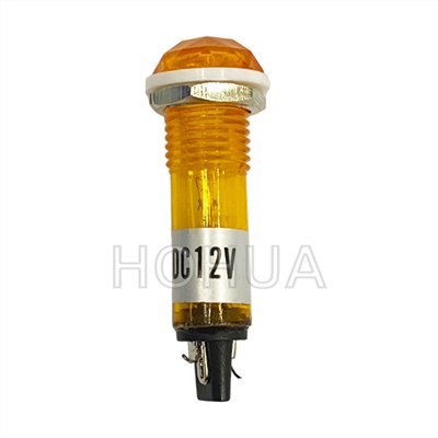 10mm 小鑽石 黃殼霓虹燈 12DC ( D8012C-Y G3215C )