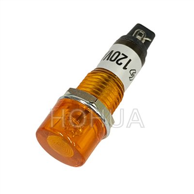 10mm 小丸型黃殼霓虹燈 110VAC ( G3212A-Y D8007A )