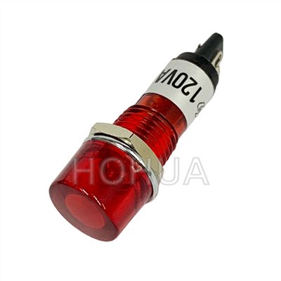 10mm 小丸型紅殼霓虹燈 110VAC ( G3212A-R D8007A )