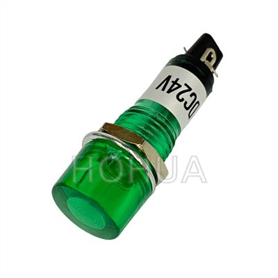 10mm 小丸型綠殼霓虹燈 24VDC ( G3212D-G D8007D )