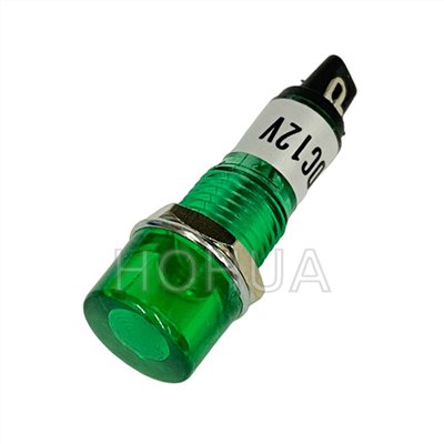 10mm 小丸型綠殼霓虹燈 12VDC ( G3212C-G D8007C )