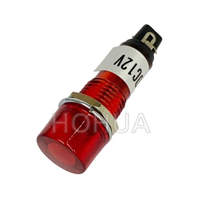 10mm 小丸型紅殼霓虹燈 12VDC ( G3212C-R D8007C )