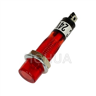 7mm 迷你丸 紅殼霓虹燈 24DC ( G3224D-R )