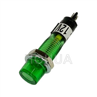7mm 迷你丸 綠殼霓虹燈 12DC ( G3224C-G )