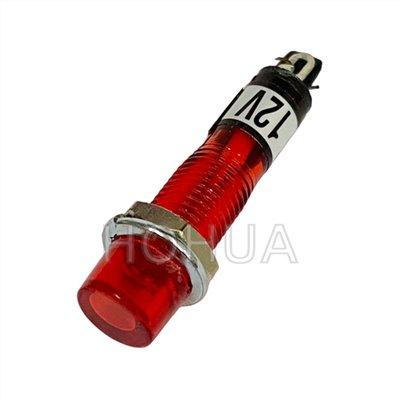 7mm 迷你丸 紅殼霓虹燈 12DC ( G3224C-R )
