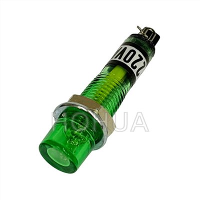 7mm 迷你丸 綠殼霓虹燈 220AC ( G3224B-G )