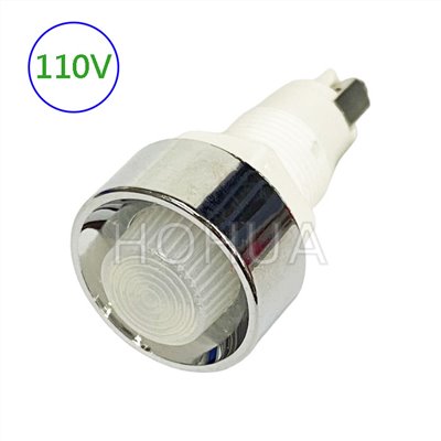 12mm 直接式指示燈 白殼 110VAC ( TPN121-W )