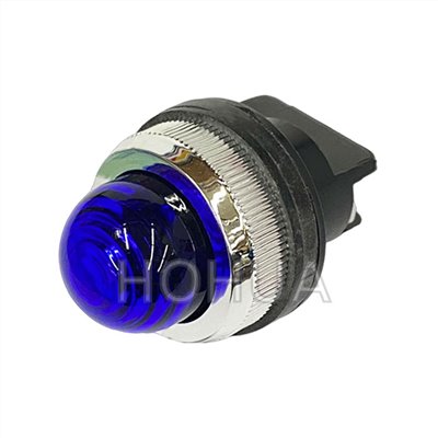 30mm 圓型藍殼指示燈(E10) ( TPNR-25BL )